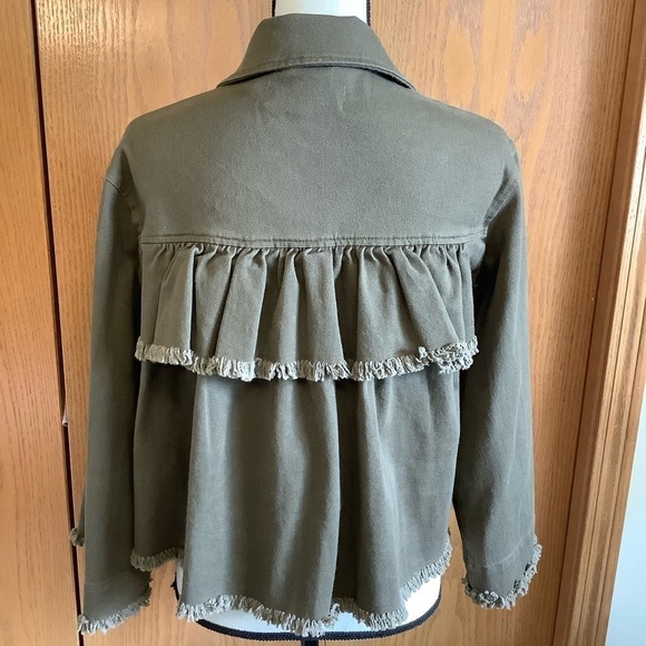 Anthropologie Guest Editor Military Jacket Sz-S - Picture 2 of 5